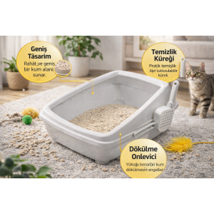 MİO AÇIK KEDİ TUVALETİ