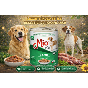 Mio Kuzu Etli Köpek Konservesi 415 gr