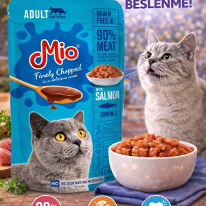 Mio Pouches Yetişkin Somonlu 100 gr 