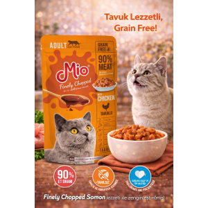 Mio Pouches Yetişkin Tavuklu 100 GR