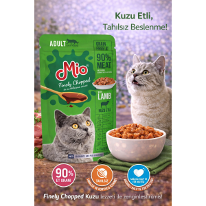 Mio Pouches Yetişkin Kuzu Etli 100 gr