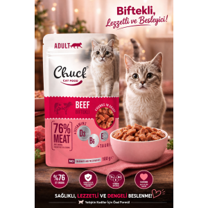 Chuck Pouches Yetişkin Dana Etli 100 gr