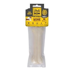 Delibon Kemik Köpek Ödül Maması 15cm 1 Adet Beyaz