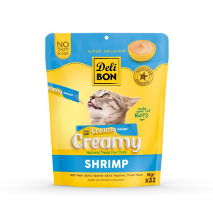 Delibon Krema Kedi Ödül Maması 15g 32 Adet Karidesli