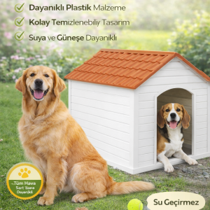ŞENYAYLA KÖPEK KULUBESİ BÜYÜK PLASTİK 90*90*100cm
