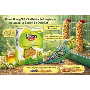 Beak`s Ballı Muhabbet Krakeri 10'lu -01