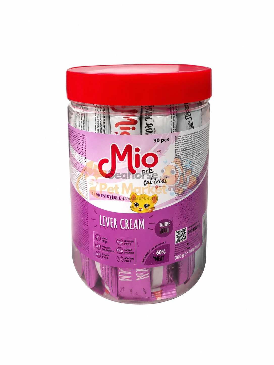 MİO KEDİ ÖDÜL KREMA- CİĞERLİ 15 g x 30