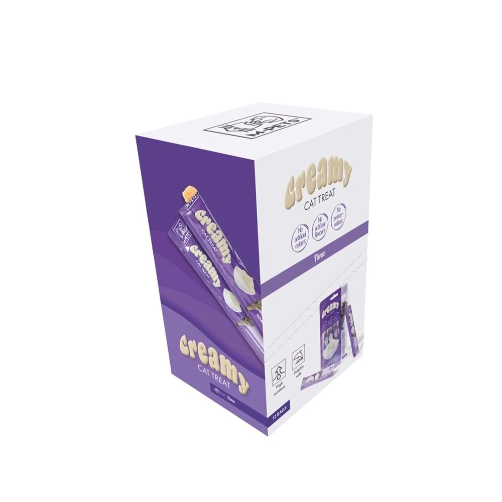 M-PETS CREAMY TON BALIKLI KEDİ ÖDÜLÜ 4X15GR
