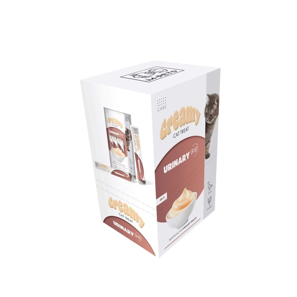 M-PETS URINARY FONKSİYONEL CREAMY KEDİ ÖDÜLÜ 4X15GR