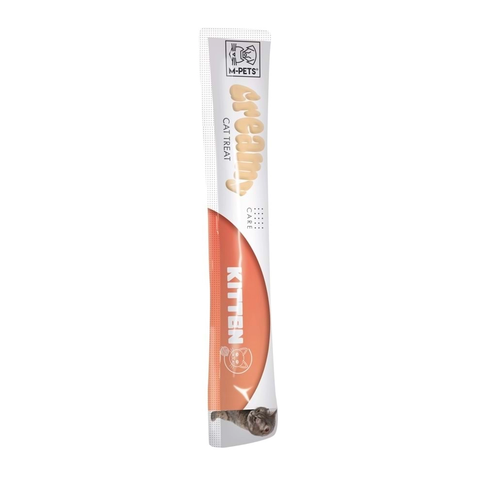 M-PETS KITTEN FONKSİYONEL CREAMY KEDİ ÖDÜLÜ 4X15GR