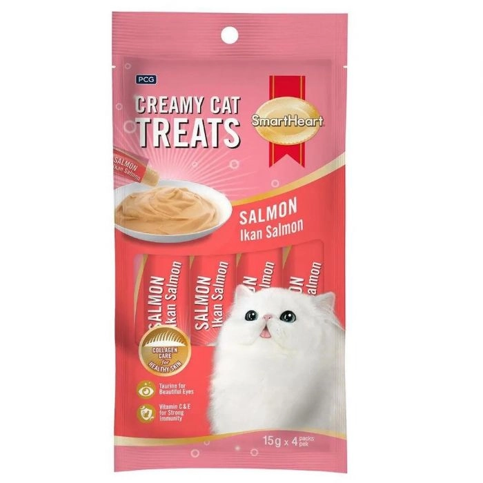 SMART HEART SOMON KREMA KEDİ ÖDÜL 4x15gr
