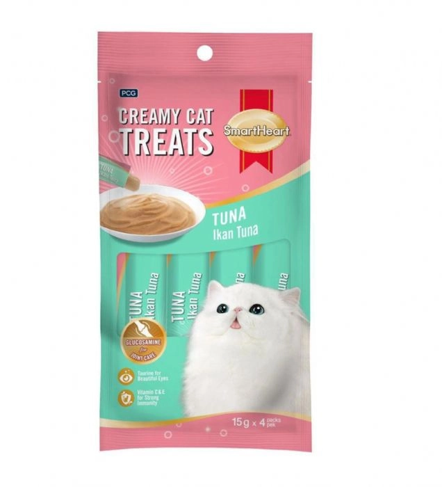 SMART HEART TON KREMA KEDİ ÖDÜL 4x15gr