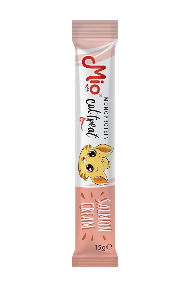 MİO KEDİ ÖDÜL KREMA -SOMONLU 15 G X 4