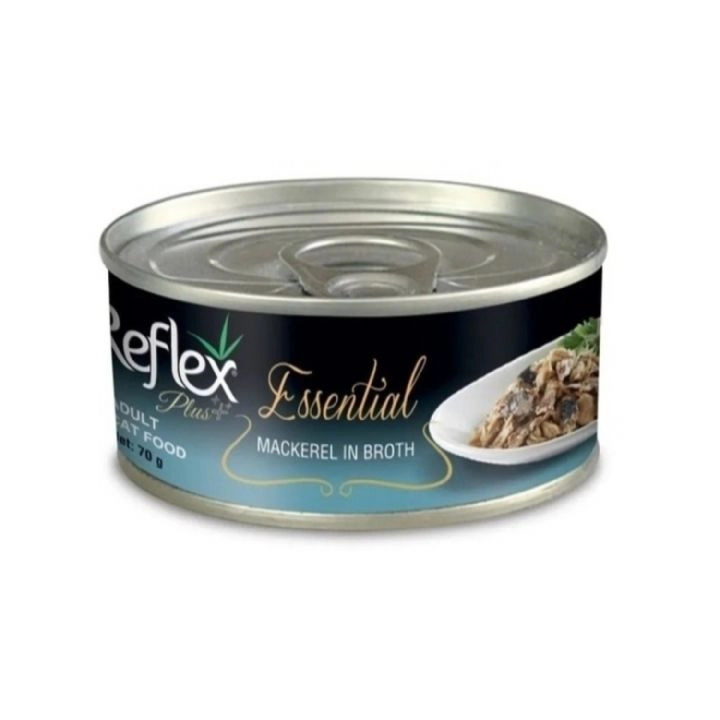 REFLEX PLUS ESSENTIAL KEDİ USKUMRU&SARDALYA&PATATES 70 GR