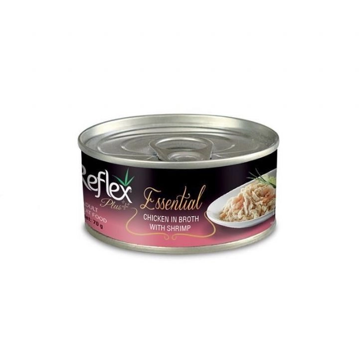    REFLEX PLUS ESSENTIAL KEDİ KARİDESLİ&TAVUK 70 GR