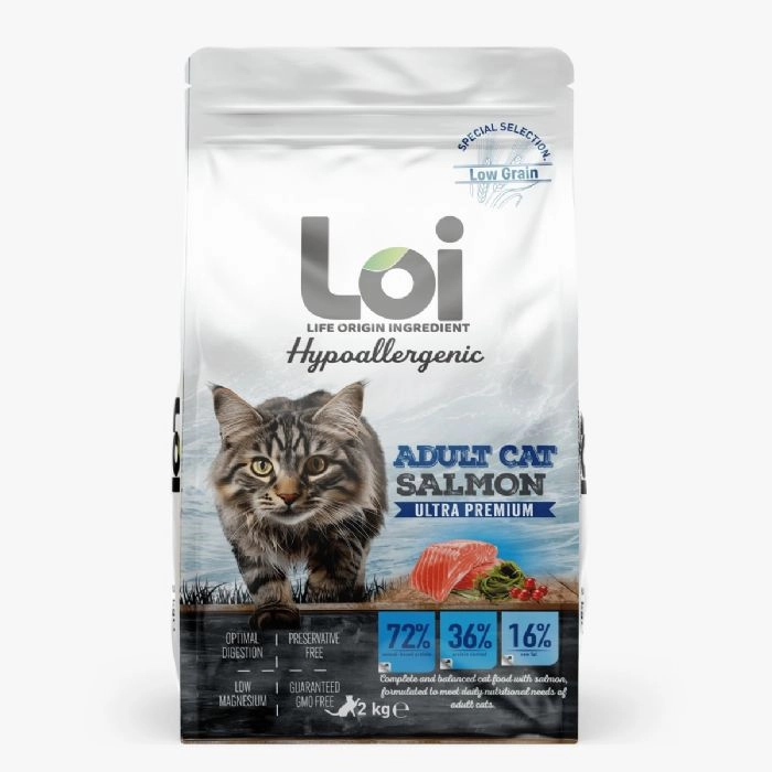 LOI YETİŞKİN KEDİ SOMONLU 2 KG