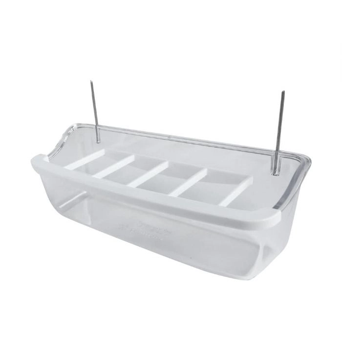 TİSERT 15 CM TELLİ IZGARALI YEMLİK SEFFAF 