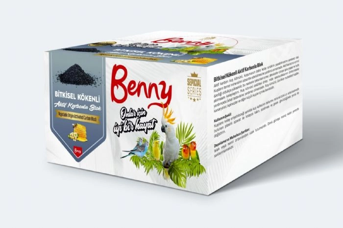 BENNY BİTKİSEL KÖKENLİ AKTİF KARBONLU MİNERAL BLOK