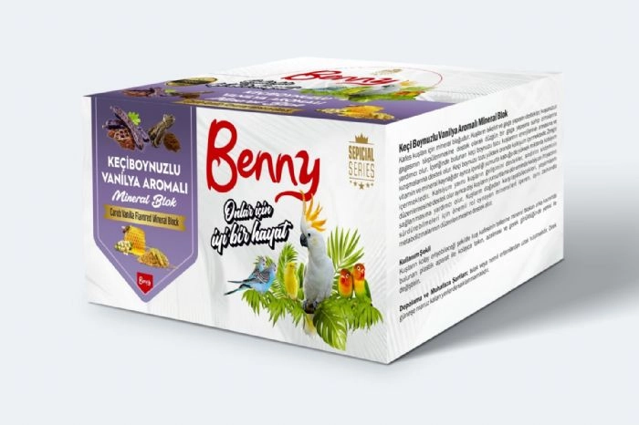 BENNY KEÇİBOYNUZU VANİLYA AROMALI MİNERAL BLOK 