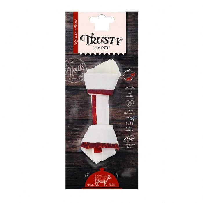 M-PETS TRUSTY BEEF DÜĞÜMLÜ KEMİK 65GR/15,3CM