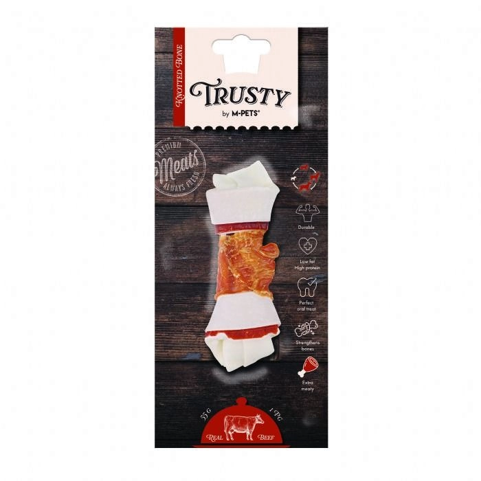 M-PETS TRUSTY EXTRA BEEF DÜĞÜMLÜ KEMİK 55GR/12,7CM