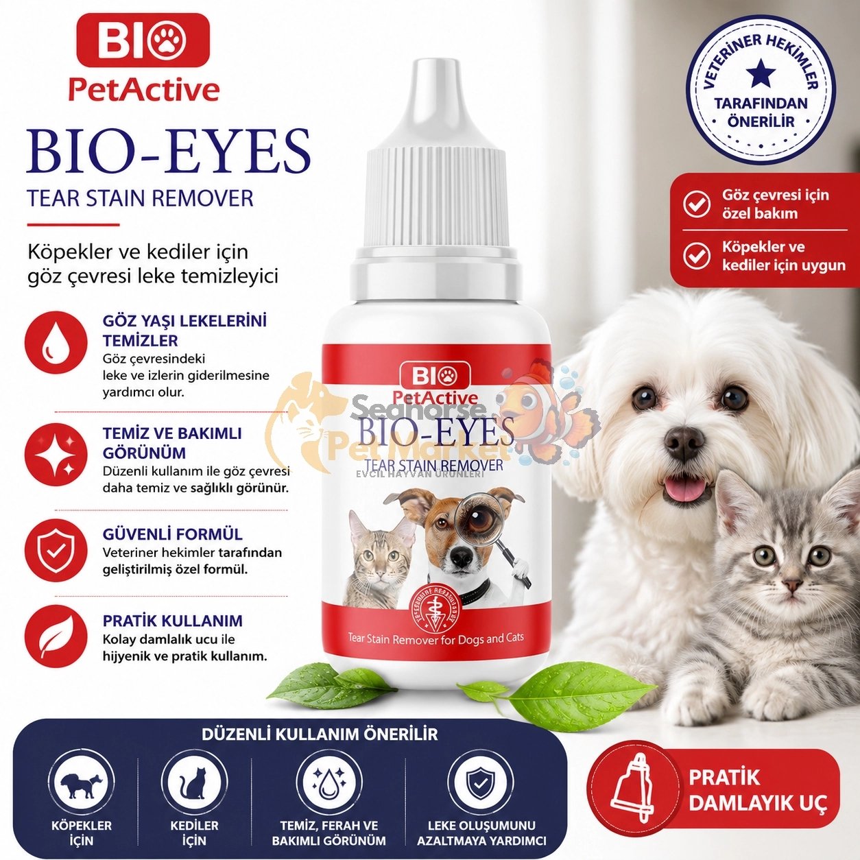 Bio Petactive Bıo-Eyes Göz Yaşı Leke Çıkarıcı
