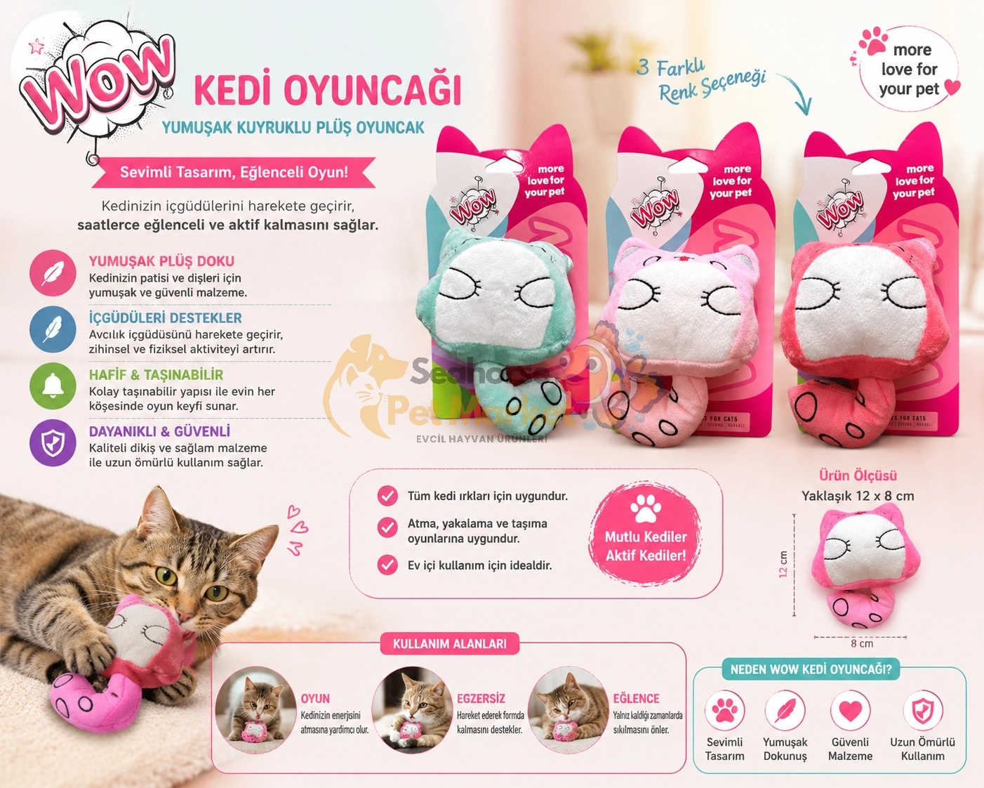 WOW KEDİ OYUNCAK GÜLEN KEDİLER