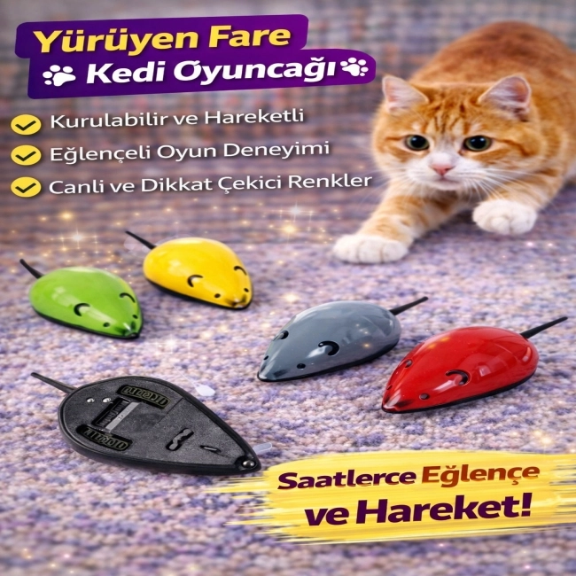  Evcil Hayvan Çek Bırak Oyun Faresi