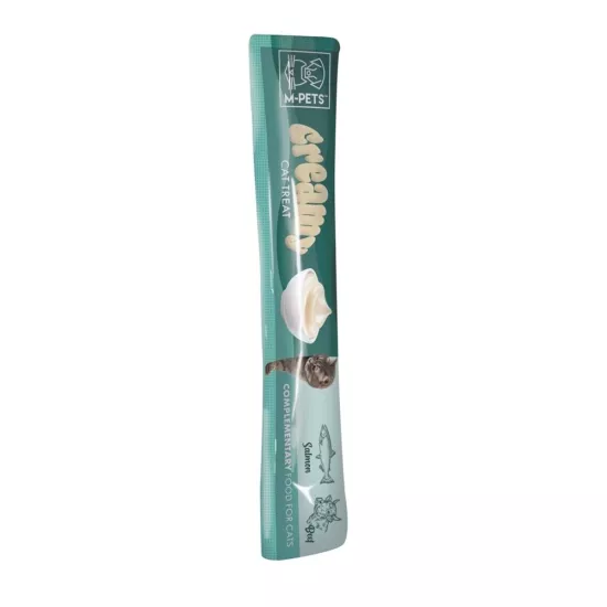 M-PETS CREAMY SOMON BALIKLI BİFTEKLİ KEDİ ÖDÜLÜ 4X15GR