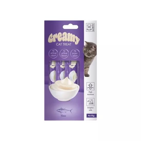 M-PETS CREAMY TON BALIKLI KEDİ ÖDÜLÜ 4X15GR