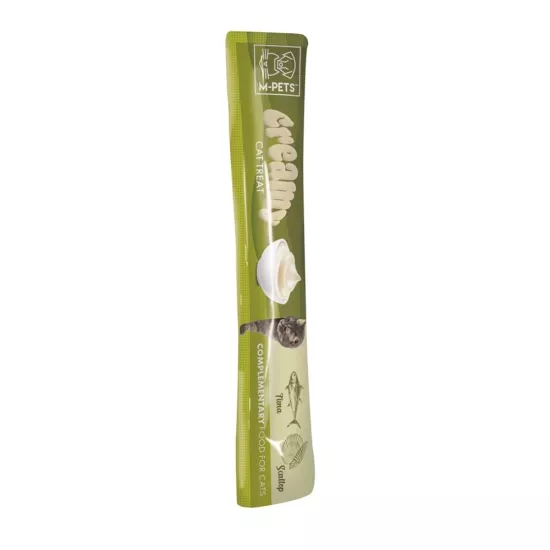M-PETS CREAMY TON BALIKLI DENİZ TARAKLI KEDİ ÖDÜLÜ 4X15GR