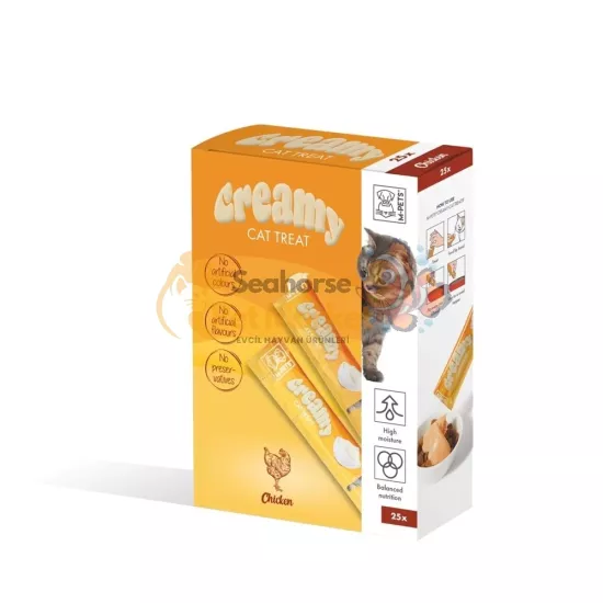 M-PETS CREAMY TAVUKLU KEDİ ÖDÜLÜ 25X15GR