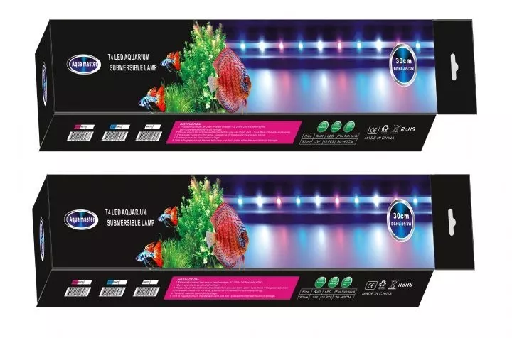 AQUA MASTER SU İÇİ LED LAMBA 30CM BEYAZ+PEMBE