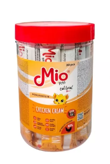 MİO KEDİ ÖDÜL KREMA- TAVUKLU 15 g x 30