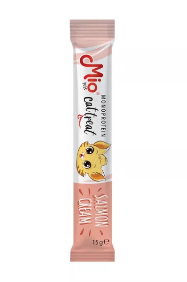 MİO KEDİ ÖDÜL KREMA -SOMONLU 15 G X 4