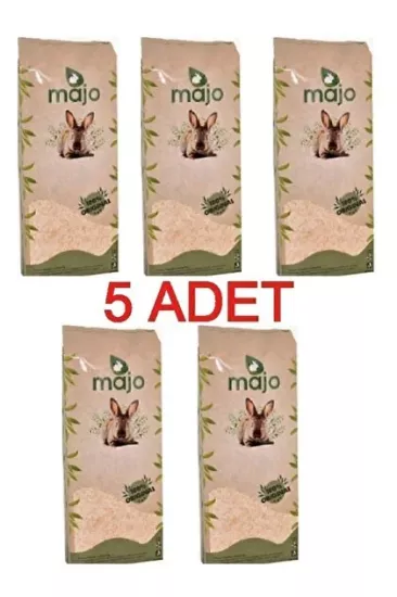 Majo Tavşan Hamster Ginepig Ve Kemirgen Tozsuz Çam Talaşı 5 Adet 15lt Sıkıştırılmış Paket