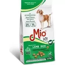 MİO KÖPEK MAMASI KUZU ETLİ VE PİRİNÇLİ 2,5 KG