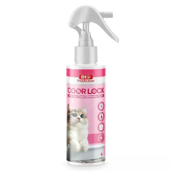 BİO PetActive Odor Lock 250 ML | Kedi Kumu Koku Hapsedici Sprey