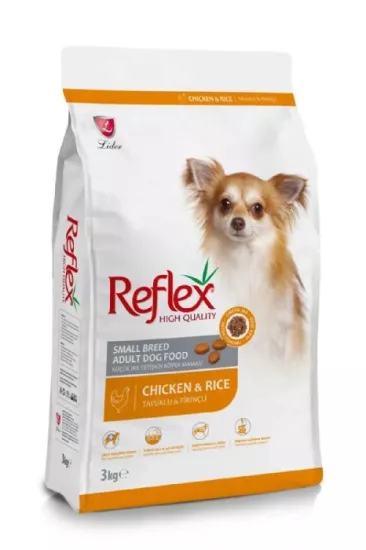 REFLEX MİNİ & KÜÇÜK TAVUK YETİŞKİN KÖPEK MAMASI 3 KG