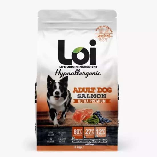 LOI MİNİ IRK YETİŞKİN KÖPEK SOMONLU 3 KG