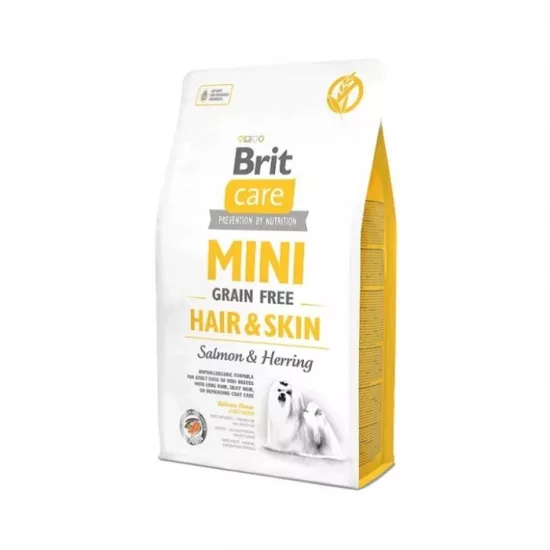 BRIT CARE MINI G-F HAIR & SKIN 2 KG