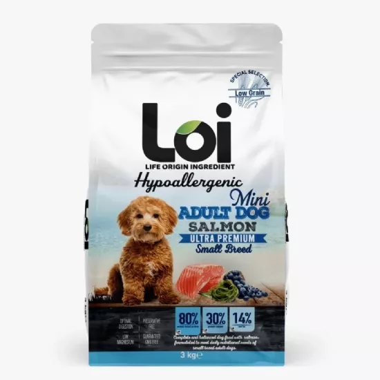 LOI MİNİ IRK YAVRU KÖPEK SOMONLU 3 KG