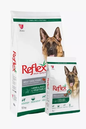 REFLEX KUZU & PİRİNÇ SEBZE YETİŞKİN KÖPEK MAMASI 3KG