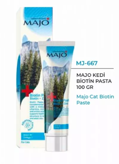 MAJO KEDİ BİOTİN PASTA 100 ML