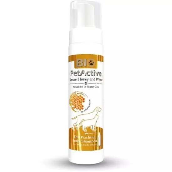 Bio Pet Active Bal Özlü Kuru Köpük Yıkama Şampuanı 200 ml