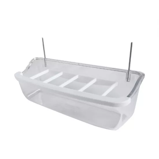 TİSERT 15 CM TELLİ IZGARALI YEMLİK SEFFAF 