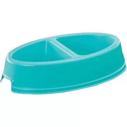 CNR Büyük Elips İkili Mama Kabı