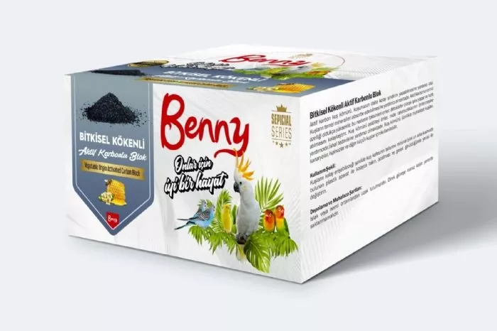 BENNY BİTKİSEL KÖKENLİ AKTİF KARBONLU MİNERAL BLOK