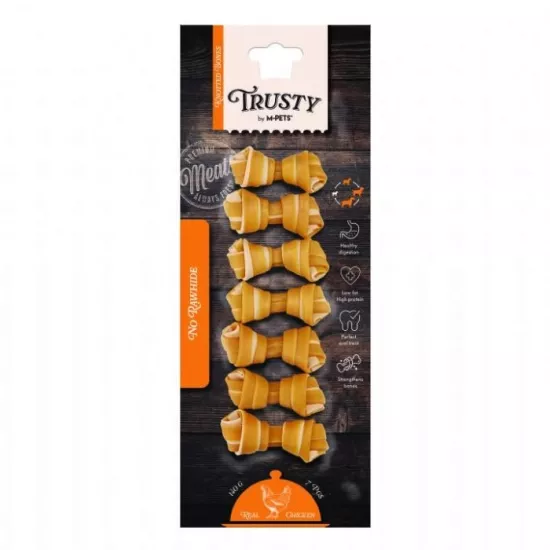 M-PETS TRUSTY CHICKEN TATLI PATATESLİ ÖDÜL 7Lİ 140GR/6,4CM
