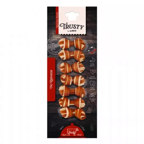 M-PETS TRUSTY BEEF TATLI PATATESLİ ÖDÜL 7Lİ 140GR/6,4CM
